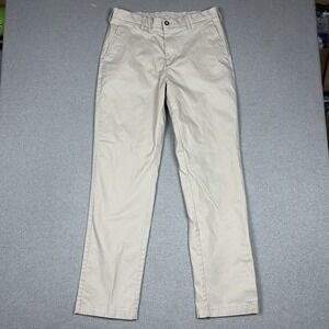 Croft &‎ Barrow Classic Fit Chino Dress Pants Mens 34x34 Beige Khaki Easy Care